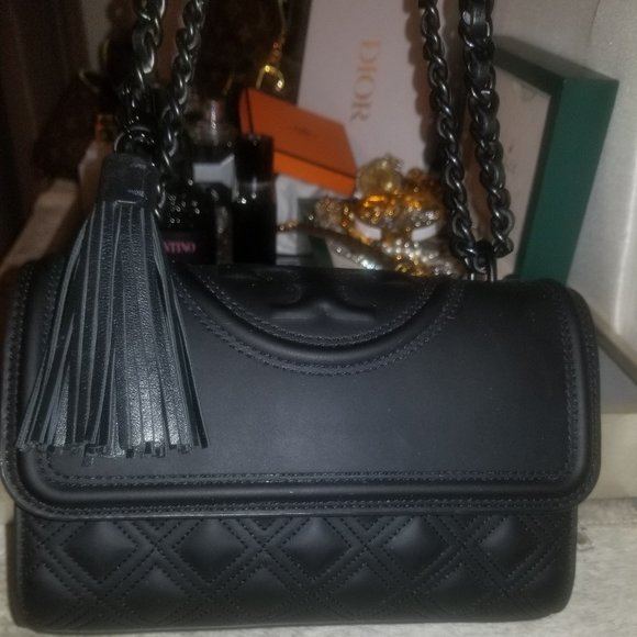 TORY BURCH SMALL FLEMING CONVERTIBLE BAG - Picture 1 of 8